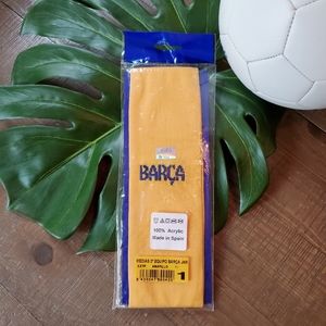 Medias 2° Equipo Barca JNR Amarillo Orange Soccer Socks T1